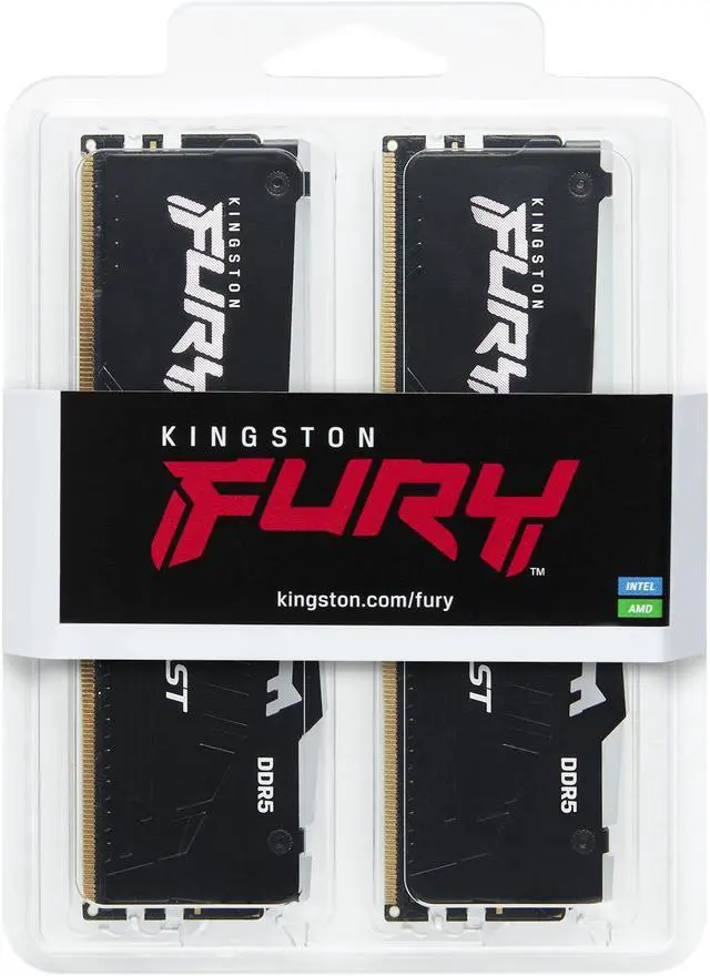 Alt view image 5 of 7 - Kingston FURY 32GB (2 x 16GB) 288-Pin PC RAM DDR5 6000 (PC5 48000) Memory Model KF560C30BBAK2-32
