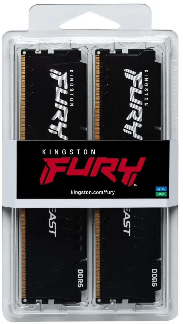 Alt view image 15 of 16 - Kingston Technology FURY Beast DDR5 5600MHz 32G (2x16GB) Dual Channel Kit