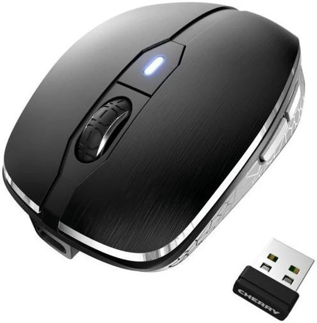 Alt view image 5 of 6 - WIRELESS RF/BLUETOOTH MOUSE BLK