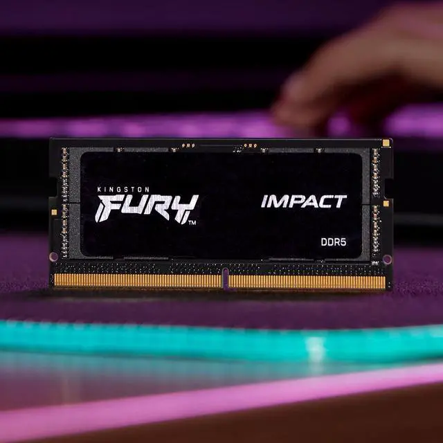 Alt view image 7 of 7 - Kingston FURY Impact 16GB 262-Pin DDR5 SO-DIMM DDR5 5600 (PC5 44800) Memory (Notebook Memory) Model KF556S40IB-16