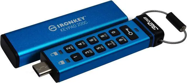 Alt view image 6 of 15 - 32GB USB-C IRONKEY KEYPAD 200C