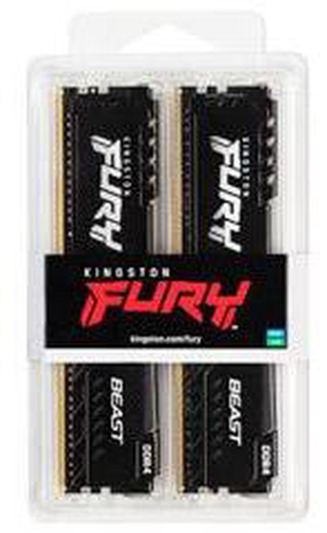 Alt view image 7 of 8 - Kingston FURY Beast 32GB (2 x 16GB) 288-Pin PC RAM DDR4 3200 (PC4 25600) Memory (Desktop Memory) Model KF432C16BBK2/32