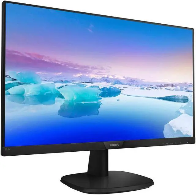 Alt view image 6 of 7 - 273V7QJAB/00 LED monitor - 27" - 1920 x 1080 Full HD (1080p) - IPS - 1000:1 - 5 ms - HDMI, VGA, DisplayPort - speakers - black, textured black