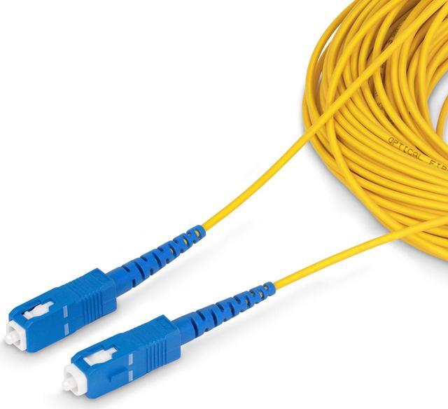Alt view image 5 of 15 - StarTech 100m 328ft SC to SC Simplex Fiber Optic Cable Jumper  SPSMSCSCOS2100M