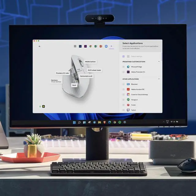 Alt view image 5 of 7 - MX MASTER 3S WIRELESS MOUSE PALEGREY