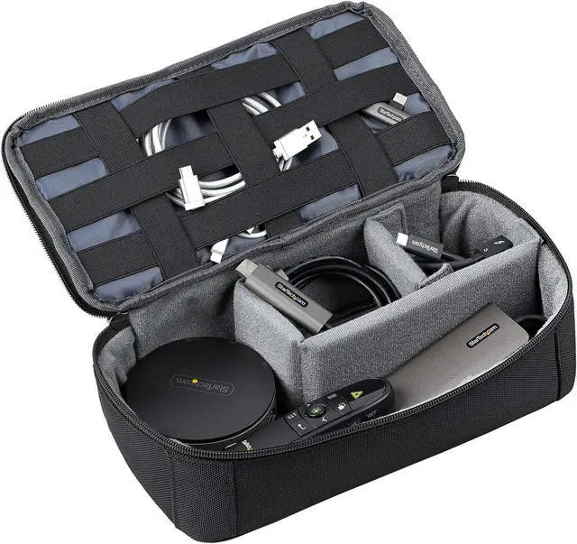 Alt view image 15 of 15 - Startech 17.3" Laptop Backpack w/ Removable Accessory Case, Professional IT Tech Backpack for Work/Travel/Commute, Nylon Computer Bag