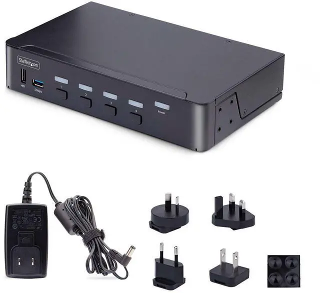 Alt view image 7 of 8 - StarTech 4-Port DisplayPort 1.4 KVM Switch, TAA Compliant D86A2-4-PORT-8K-KVM