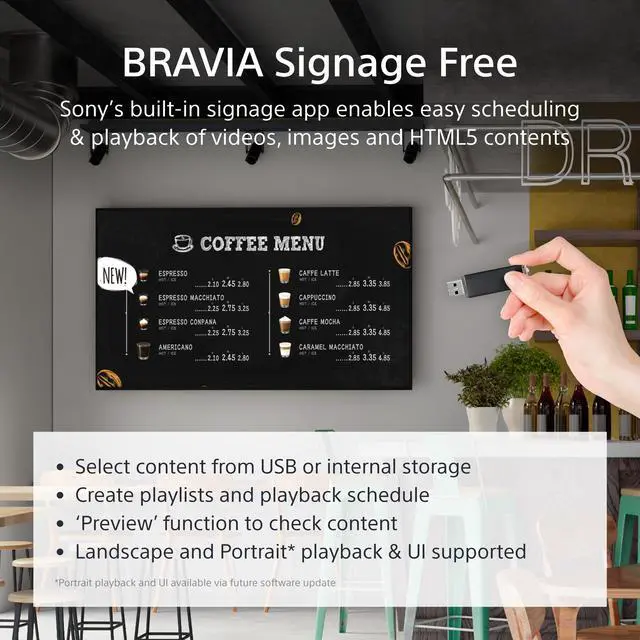 Alt view image 5 of 7 - Sony Bravia Professional Displays FW-65EZ20L - 65" Diagonal Class EZ20L Series LED-backlit LCD display - digital signage