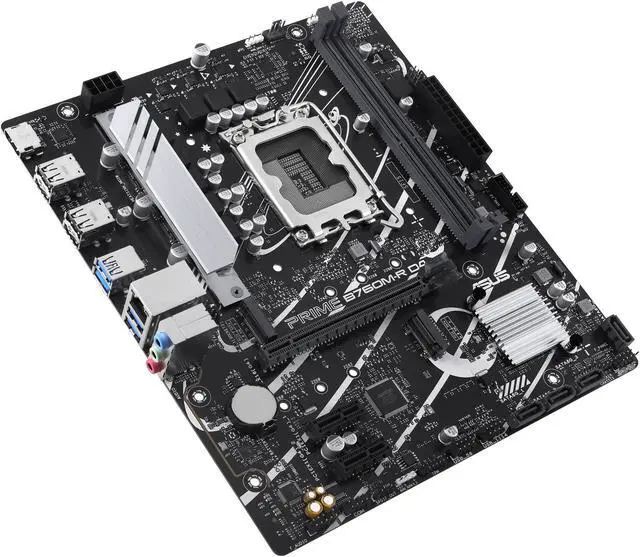 Alt view image 5 of 7 - ASUS PRIME B760M-R D4 Intel B760 LGA 1700 micro ATX