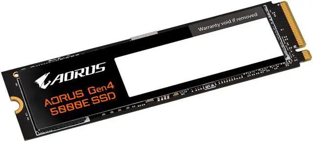 Alt view image 7 of 9 - Gigabyte SSD 1.0TB AORUS 5000E 2280 M.2 NVMe Up to 5,000 MB/s 3D TLC NAND Flash