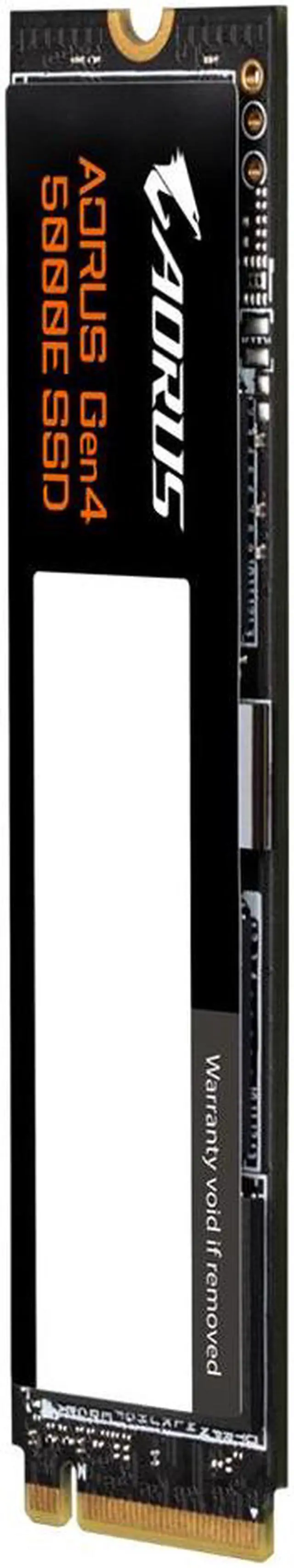 Alt view image 8 of 9 - Gigabyte SSD 1.0TB AORUS 5000E 2280 M.2 NVMe Up to 5,000 MB/s 3D TLC NAND Flash