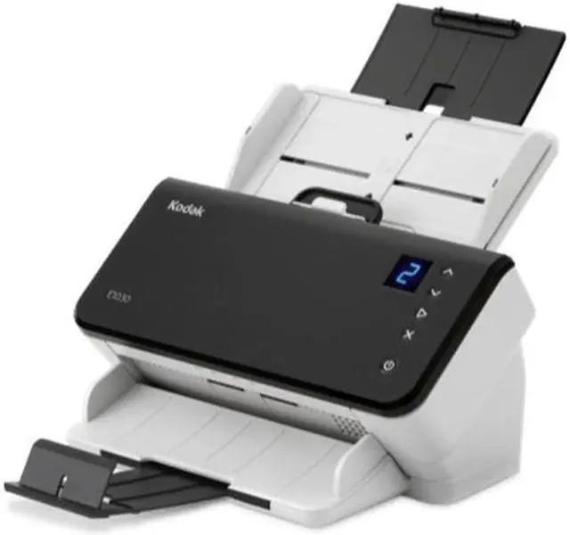 Alt view image 10 of 10 - Kodak Alaris E1030 Sheetfed Scanner - 600 dpi Optical - 24-bit Color - 30 ppm (Mono) - 30 ppm (Color) - Duplex Scanning - USB