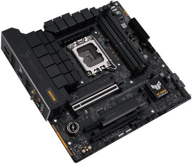 Alt view image 5 of 7 - ASUS TUF GAMING B760M-PLUS WIFI D4 Intel B760 LGA 1700 micro ATX