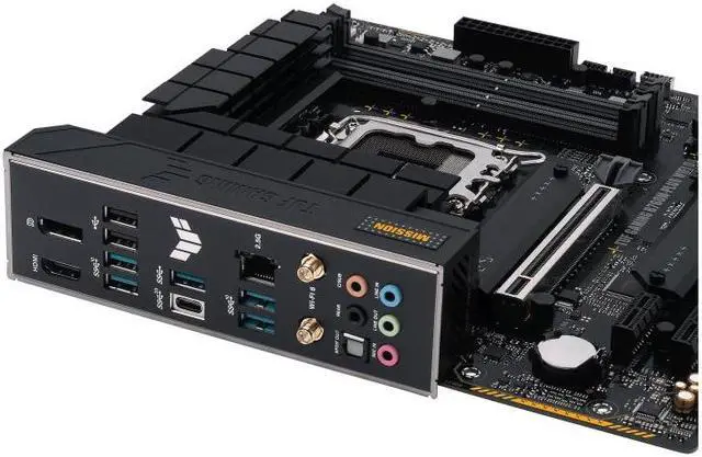 Alt view image 7 of 7 - ASUS TUF GAMING B760M-PLUS WIFI D4 Intel B760 LGA 1700 micro ATX