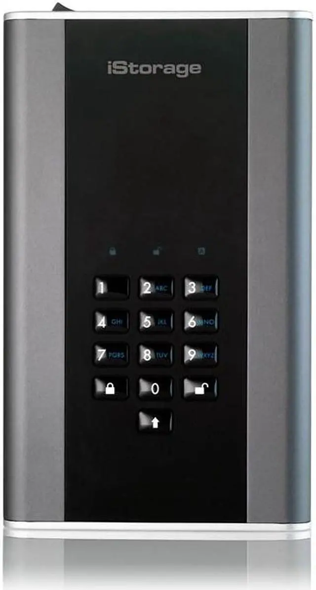 Alt view image 5 of 8 - iStorage diskAshur DT2 2TB Secure encrypted desktop hard drive - FIPS Level 3 certified, Password protected, military grade hardware encryption IS-DT2-256-2000-C-X