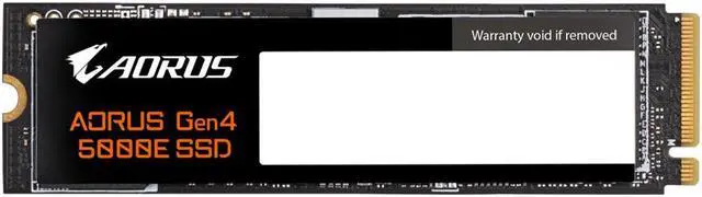 Alt view image 3 of 9 - Gigabyte SSD 1.0TB AORUS 5000E 2280 M.2 NVMe Up to 5,000 MB/s 3D TLC NAND Flash