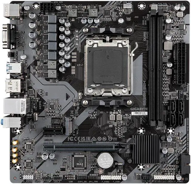 Alt view image 7 of 9 - Gigabyte AMD B650M S2H AM5 DDR5 Micro ATX VGA HDMI DP LAN 1 Gigabit M.2 PCIe