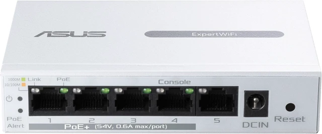 Alt view image 3 of 6 - ASUS EXPERTWIFI EBP15 5-PORT SWITCH