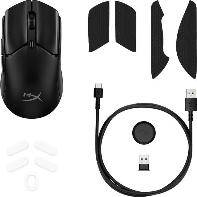 Alt view image 15 of 15 - HyperX Pulsefire Haste 2 Mini - Wireless Gaming Mouse (Black)