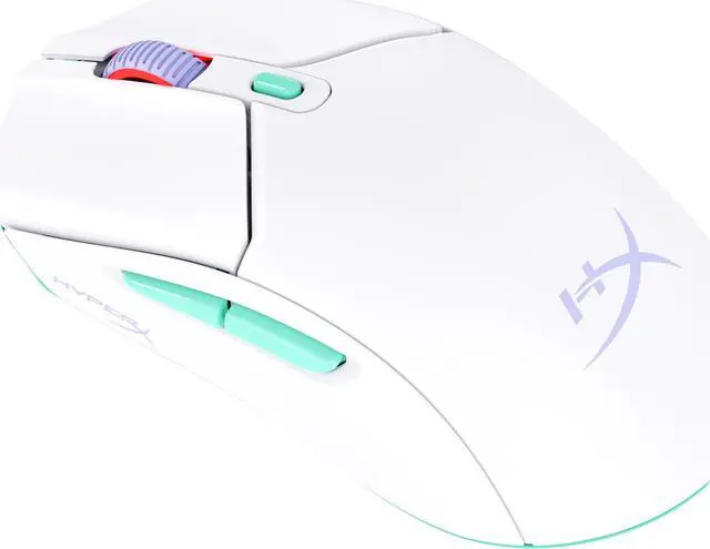 Alt view image 10 of 14 - HyperX Pulsefire Haste 2 Core Wireless - Gaming Mouse (White)