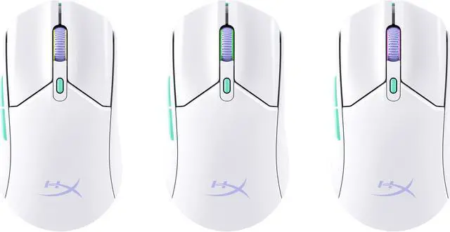 Alt view image 14 of 14 - HyperX Pulsefire Haste 2 Core Wireless - Gaming Mouse (White)