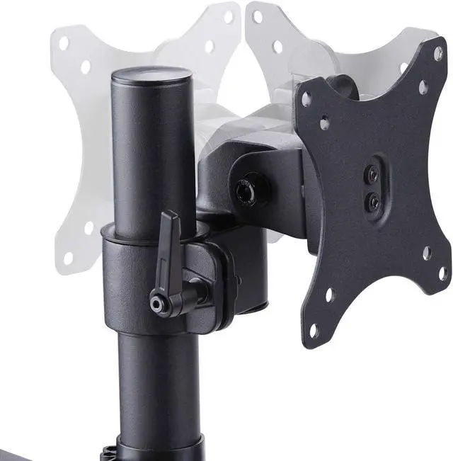 Alt view image 6 of 8 - Startech Triple monitor desk mount with support up to 27" monitors with height adjustable articulating arms - VESA 75x75/100x100, Tool-Less Arm Adjustments, C-Clamp/Grommet Mount