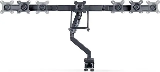 Alt view image 3 of 8 - StarTech Desk Mount Triple monitor desk mount with support for up to 27" monitors with height adjustable crossbar