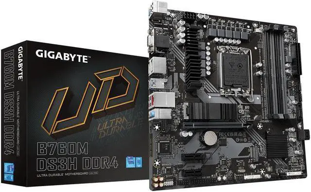 Alt view image 5 of 10 - GIGABYTE B760M GAMING DDR4 Motherboard(Intel®LGA 1700/Smart Fan 6/Q-Flash Plus/rear USB-C® 5Gb/s, DP, HDMI, D-Sub interface)