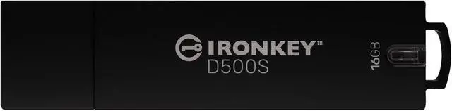 Alt view image 2 of 9 - IronKey D500S 16GB USB 3.2 Gen 1 Type A Flash Drive IKD500S16GB