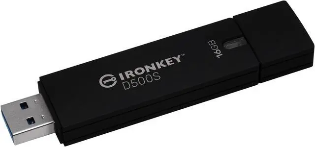 Alt view image 7 of 9 - IronKey D500S 16GB USB 3.2 Gen 1 Type A Flash Drive IKD500S16GB