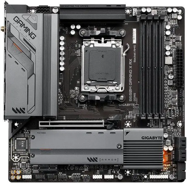 Alt view image 6 of 11 - ASUS ROG STRIX B760-G GAMING WIFI D4 Intel LGA1700 mATX Motherboard ,4xDDR4,1xPCIe 5.0 x16, 2xM.2, 4 xSATA, 1xHDMI, 1xDP,WiFi 6E 2.5Gb Ethernet, Aura Sync