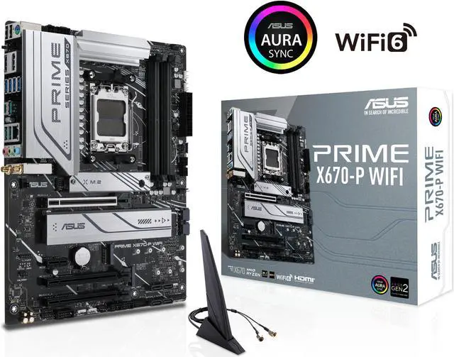 Alt view image 3 of 7 - AM5 ASUS PRIME X670-P WIFI DDR5