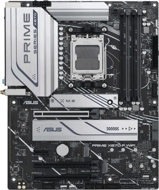 Alt view image 2 of 7 - AM5 ASUS PRIME X670-P WIFI DDR5