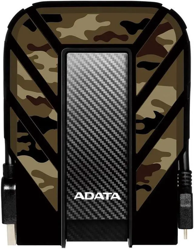 Alt view image 2 of 8 - adata hd710m pro 2 tb usb 3.1 rugged waterproof/dustproof/shockproof external hard drive, camouflage (ahd710mp-2tu31-ccf)