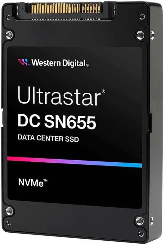 Main image of Western Digital Ultrastar DC SN655 U.3 3.84 TB PCI Express 4.0 TLC 3D NAND NVMe