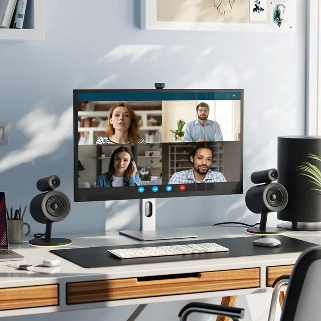 Alt view image 14 of 14 - ALOGIC Clarity Max 32" UHD 4K Monitor with USB-C Power Delivery