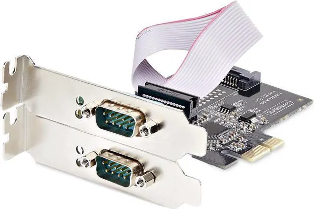 Alt view image 6 of 7 - StarTech.com 2-Port Serial PCIe Card 2S232422485-PC-CARD - Dual-Port PCIe / DB9