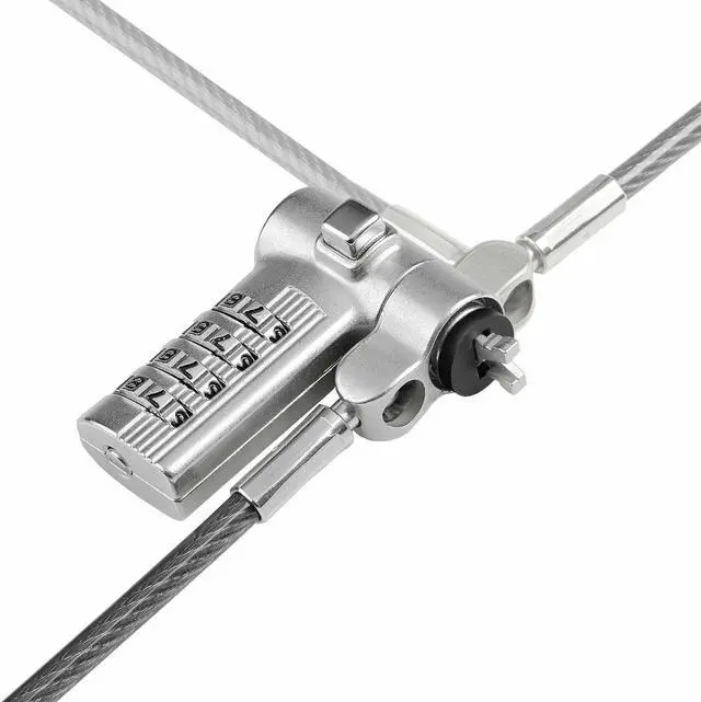Alt view image 6 of 15 - StarTech.com 25-Pack Universal Laptop Lock 6.6ft, Serialized Combo Security Cable For Notebook, Compatible w/Noble Wedge®/Nano/K-Slot