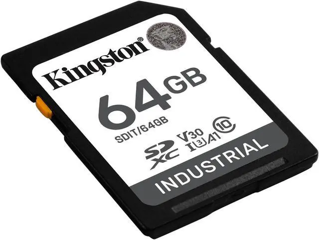 Alt view image 10 of 12 - Kingston 64GB Industrial SD Memory Card UHS-I U3 V30 A1 Ideal for Extreme Conditions SDIT/64GB