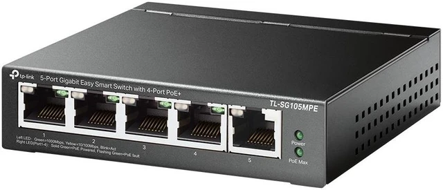 Main image of TP-Link TL-SG105MPE V1.60 - switch - 5 ports