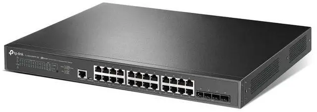 Alt view image 3 of 4 - TP-Link JetStream TL-SG3428XPP-M2 V1 - Switch - L2+ - Managed - 16 x 10/100/1000/2.5G (PoE+) + 8 x 10/100/1000/2500 (PoE