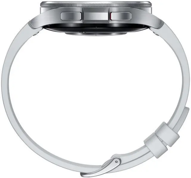 Alt view image 5 of 10 - Samsung Galaxy Watch6 Classic 47 mm Digital Touchscreen Silver
