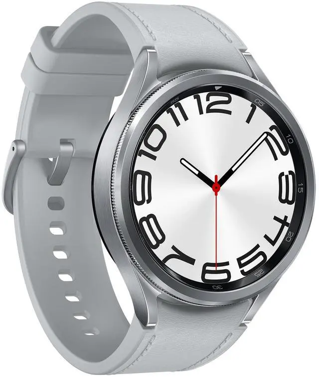 Alt view image 3 of 10 - Samsung Galaxy Watch6 Classic 47 mm Digital Touchscreen Silver
