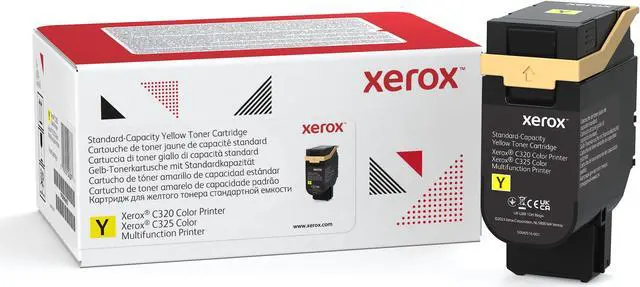 Main image of Xerox Genuine C325/C320 Yellow Standard Capacity Toner Cartridge 006R04822