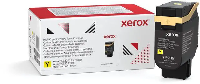 Main image of Xerox Genuine C325 006R04830 High-Yield Toner 5500 Page-Yield Yellow