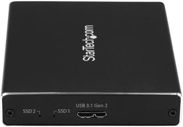 Alt view image 4 of 6 - STARTECH.COM SM22BU31C3R TURN TWO M.2 SATA DRIVES INTO ULTRA-FAST PORTABLE STORAGE WITH RAID FOR INCREASE
