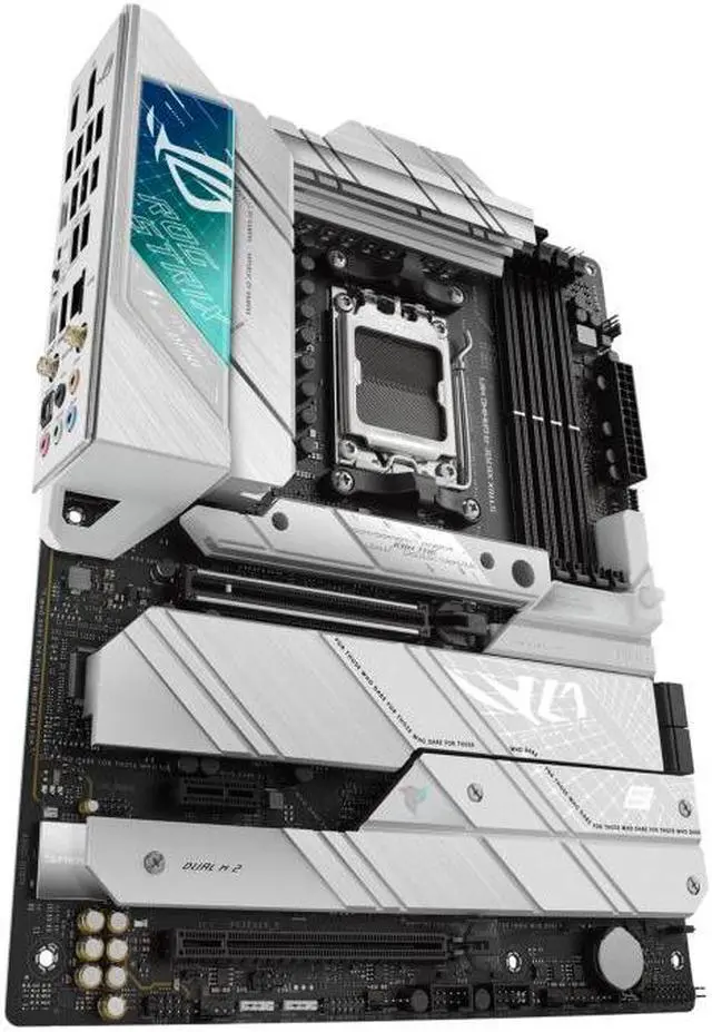 Alt view image 9 of 13 - ASUS ROG Strix X670E-A Gaming WiFi 6E Socket AM5 (LGA 1718) Ryzen 7000 Gaming Motherboard(16+2 Power Stages,PCIe® 5.0, DDR5,4xM.2 Slots,USB 3.2 Gen 2x2, WiFi 6E, AI Cooling II)