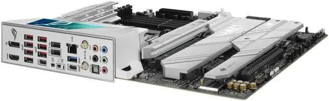 Alt view image 10 of 13 - ASUS ROG Strix X670E-A Gaming WiFi 6E Socket AM5 (LGA 1718) Ryzen 7000 Gaming Motherboard(16+2 Power Stages,PCIe® 5.0, DDR5,4xM.2 Slots,USB 3.2 Gen 2x2, WiFi 6E, AI Cooling II)