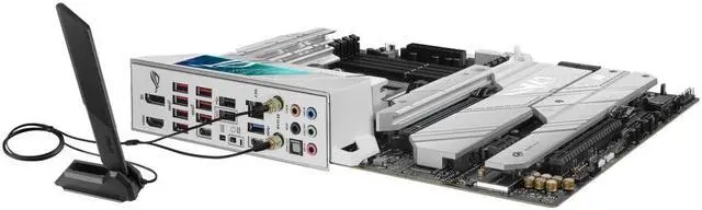 Alt view image 11 of 13 - ASUS ROG Strix X670E-A Gaming WiFi 6E Socket AM5 (LGA 1718) Ryzen 7000 Gaming Motherboard(16+2 Power Stages,PCIe® 5.0, DDR5,4xM.2 Slots,USB 3.2 Gen 2x2, WiFi 6E, AI Cooling II)