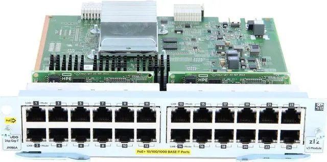 Alt view image 3 of 12 - Hpe 5400R 24-Port 10/100/1000Base-T Poe+ With Macsec V3 Zl2 Module